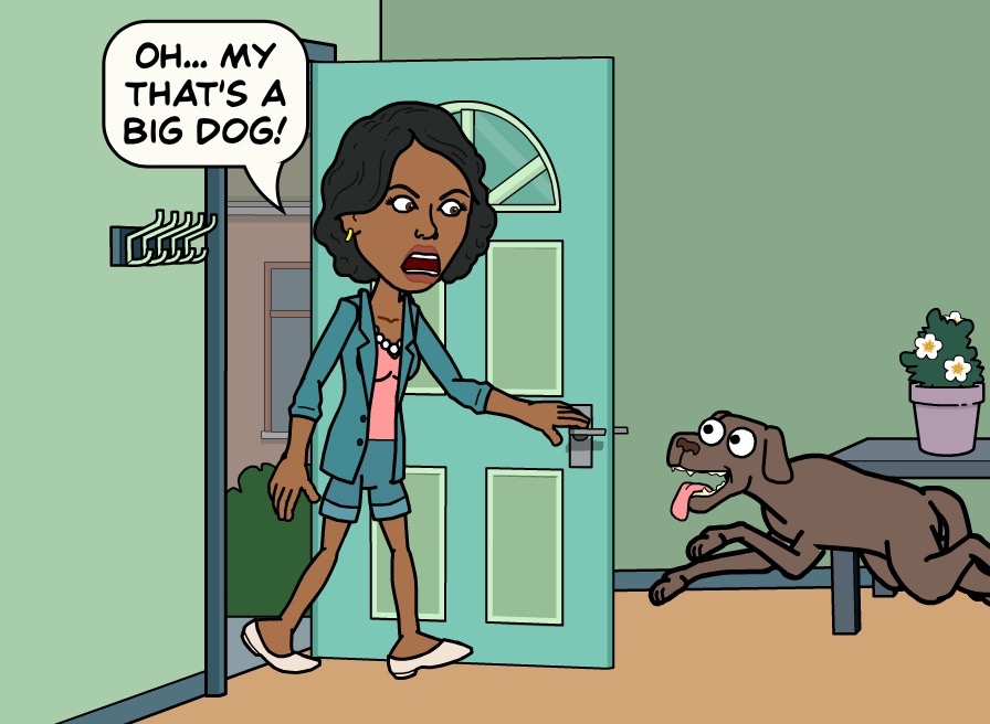 Oh... My That's A Big Dog