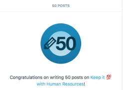 Congratulations on writing 50 post!